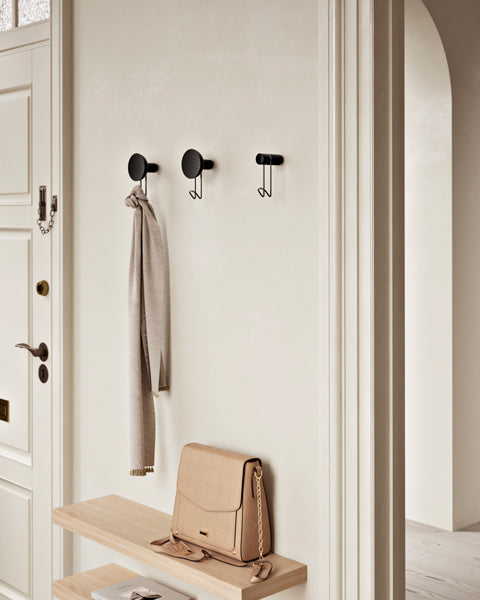Around Wall Hanger by Woud, showing around wall hangers in live shot.