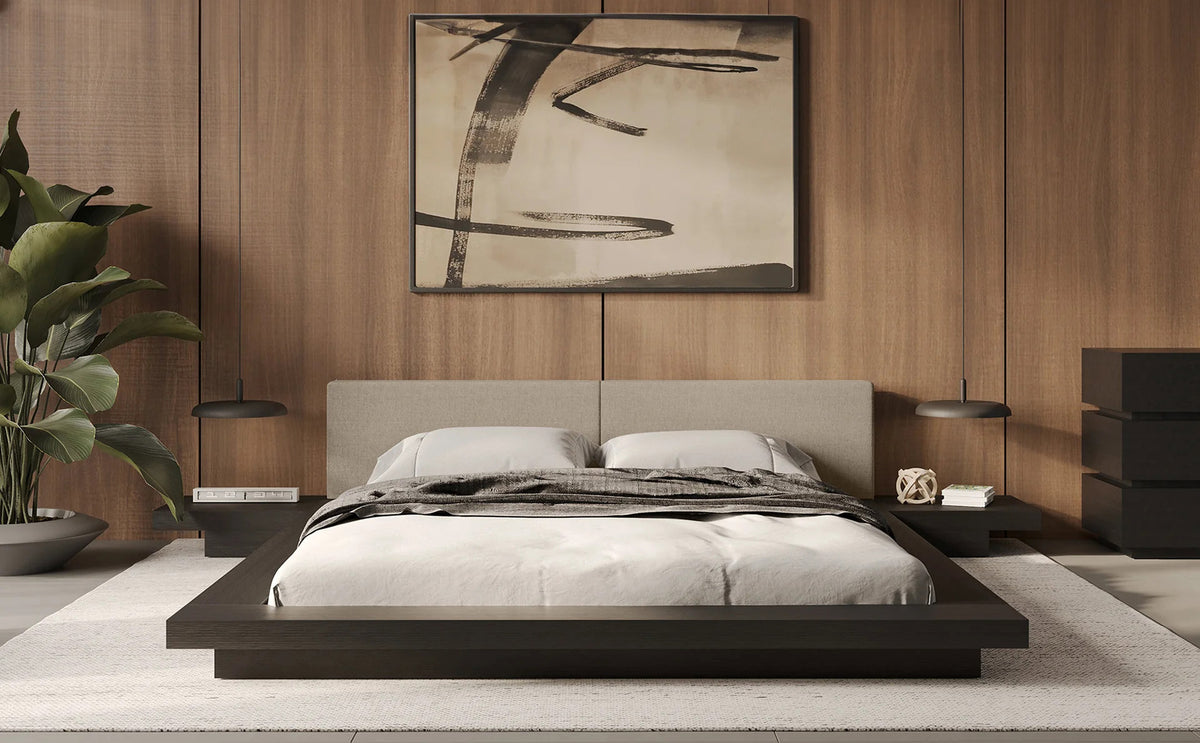 Astor Bed by Viesso, showing astor bed in live shot.
