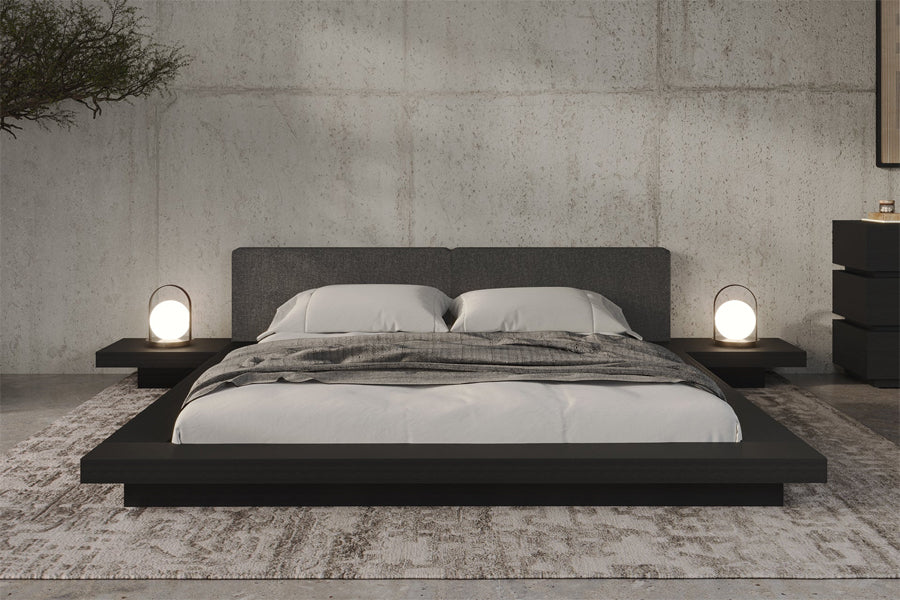 Astor Bed by Modloft, showing astor bed in live shot.
