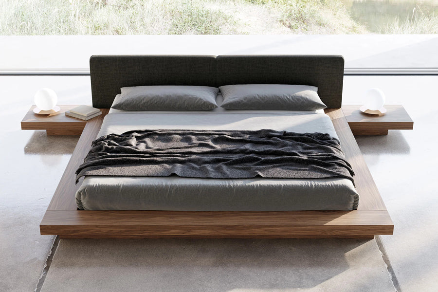 Astor Bed by Viesso, showing astor bed in live shot.