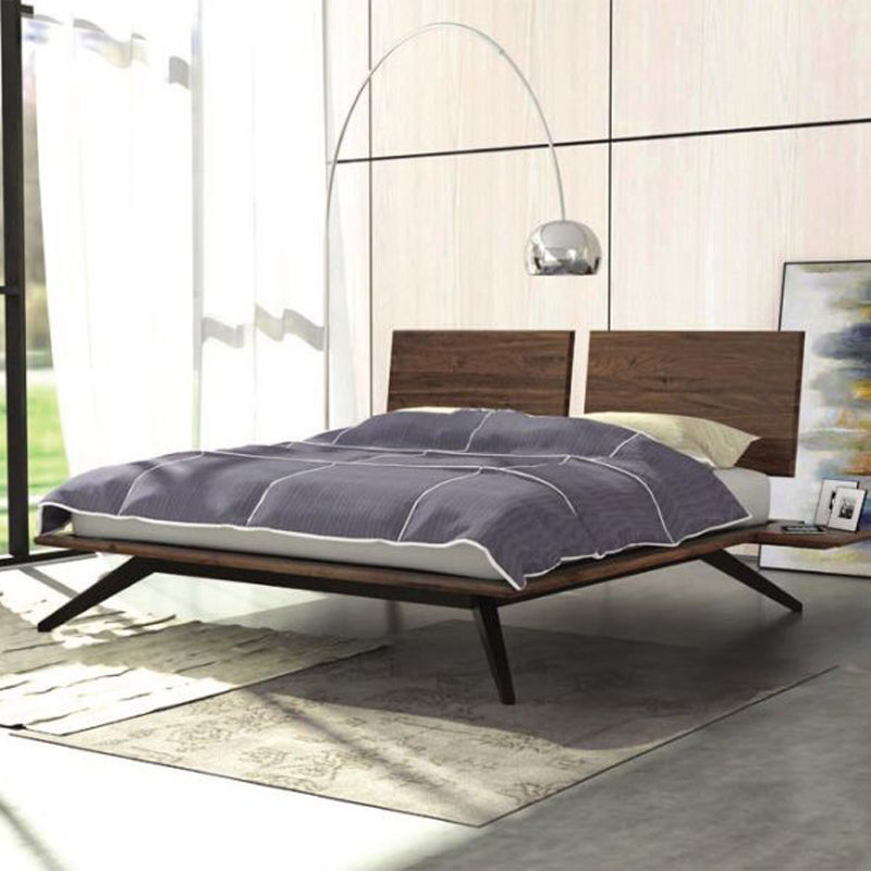 Astrid Bedroom Collection without Headboard Panels - King by Copeland Furniture, showing astrid bedroom collection without headboard panels - king in live shot.