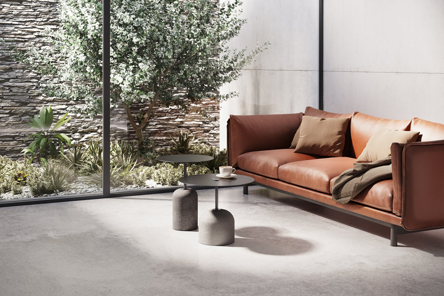 Avalon Side Table by Kollektiff, showing avalon side table in live shot.
