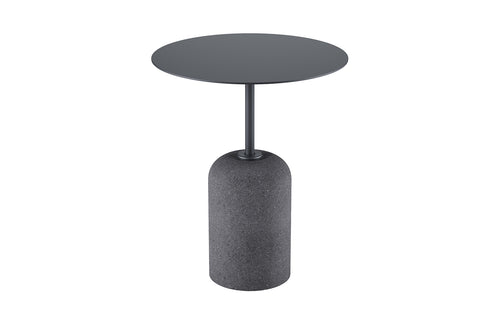 Avalon Side Table by Kollektiff - Anthracite Concrete.