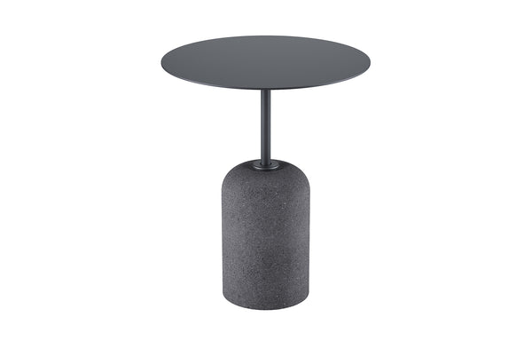 Avalon Side Table by Kollektiff - Anthracite Concrete.