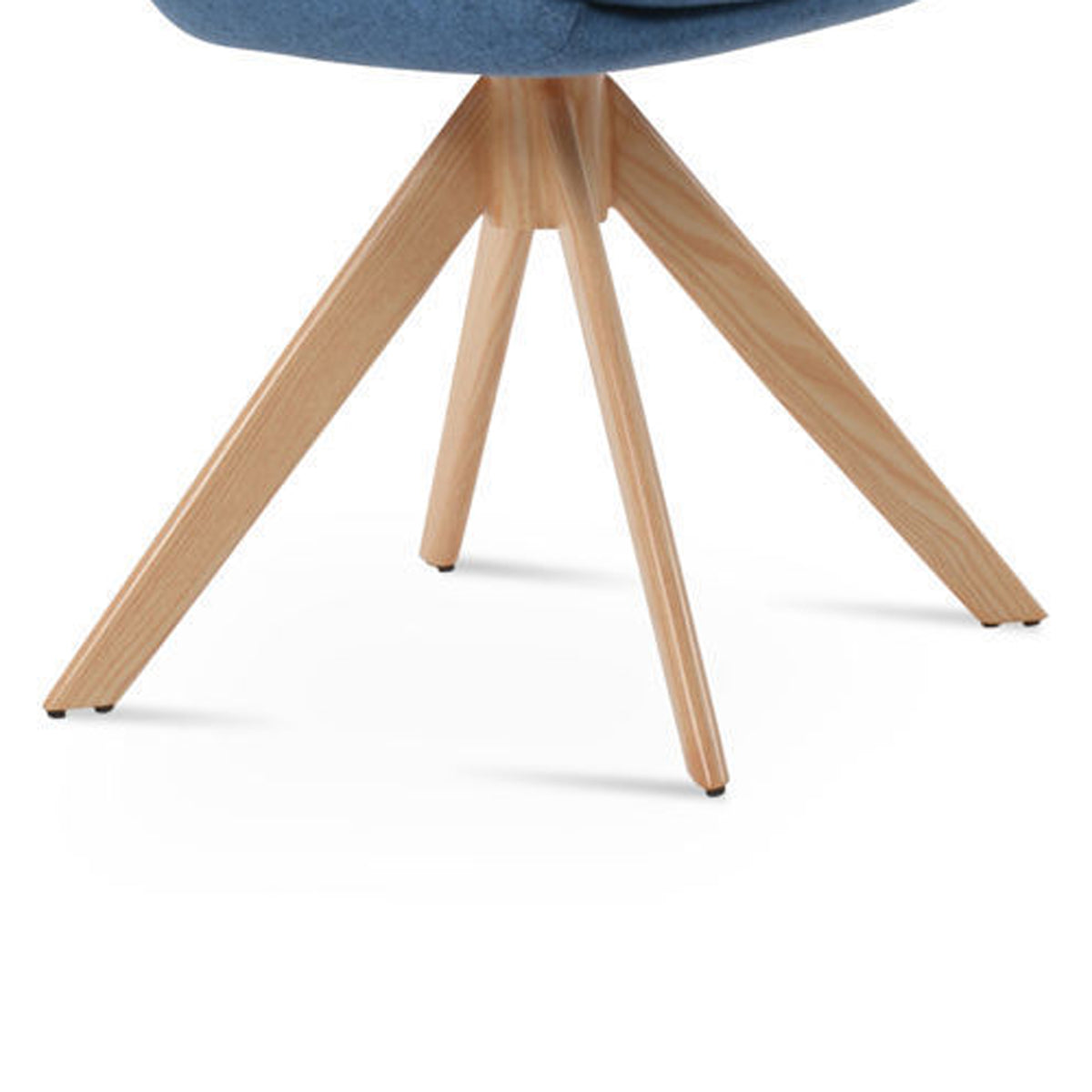 Avanos Sword Dining Swivel Chair by SohoConcept, showing closeup view of sword dining swivel chair.