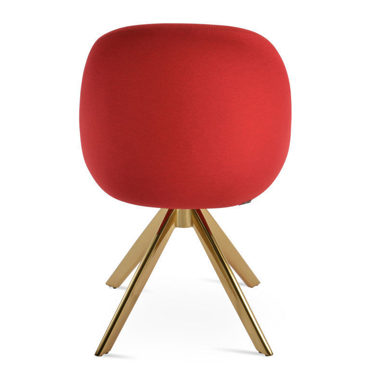 Avanos Sword Dining Swivel Chair by SohoConcept, showing back view of sword dining swivel chair.