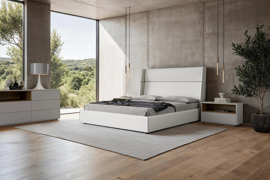 Avel Bed (Clearance) by Modloft, showing avel bed (clearance) in live shot.
