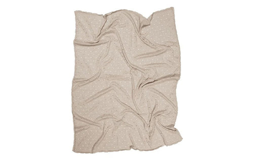 Biscuit Knitted Baby Blanket by Lorena Canals - Dune White.