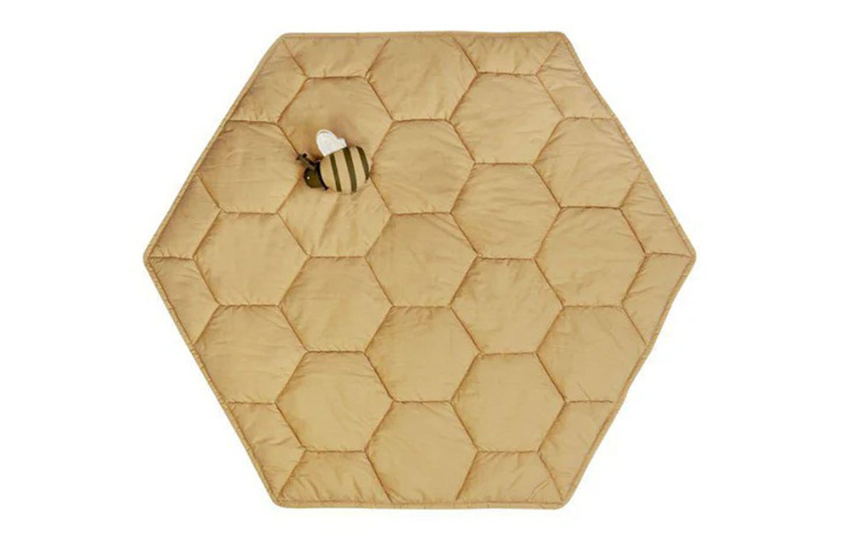 Playmat Honeycomb by Lorena Canals, showing front view of playmat honeycomb.