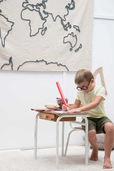 Back-to-School Wall Hanger by Lorena Canals, showing back-to-school wall hanger in live shot.