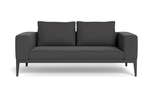 Balmoral Sofa by Harbour - Asteroid Aluminum, Grafito Panama.