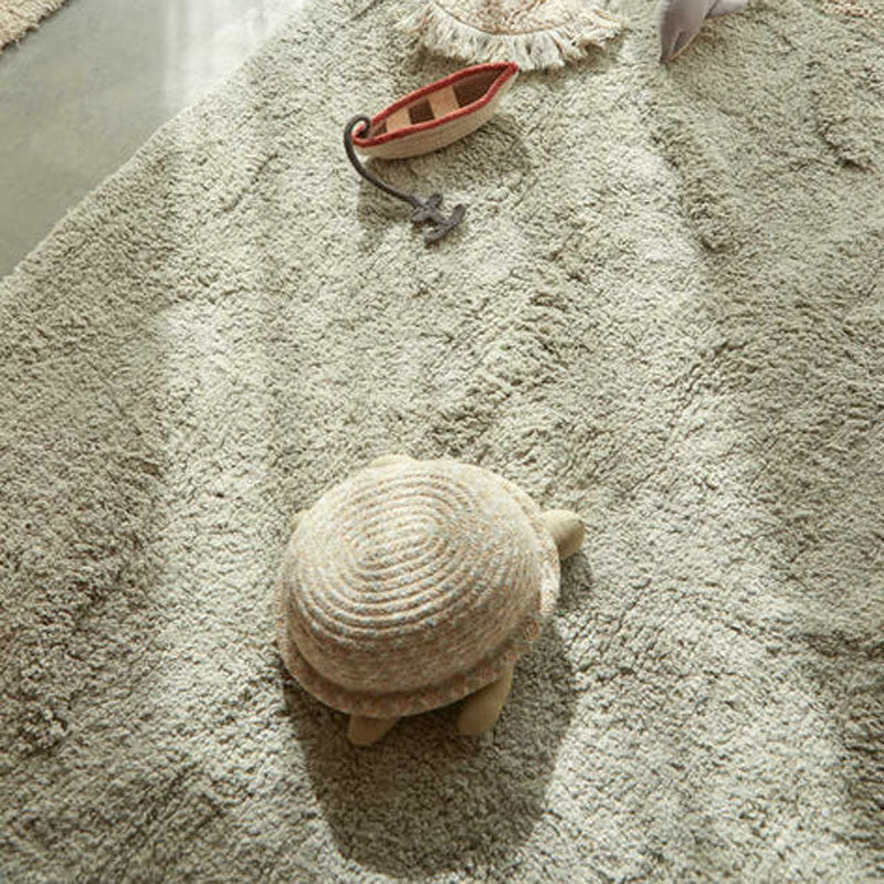 Sea Wonders Basket by Lorena Canals, showing sea wonders basket  in live shot.