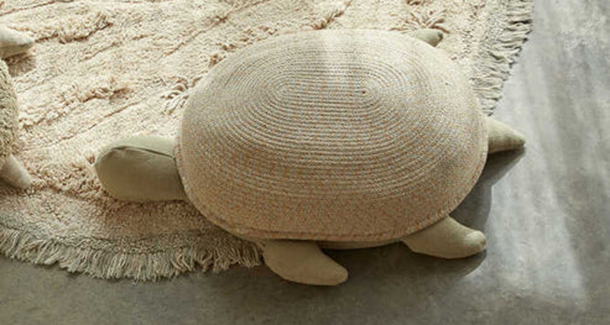 Sea Wonders Basket by Lorena Canals, showing sea wonders basket  in live shot.