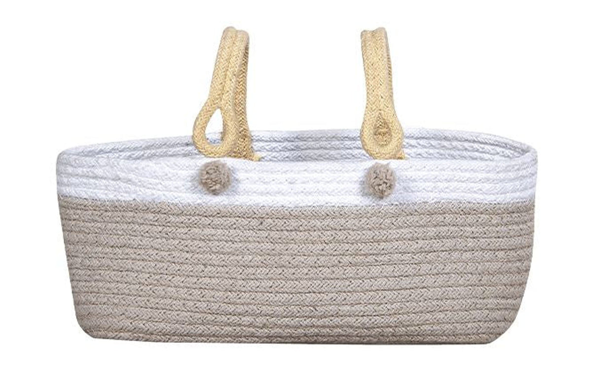 Basket Maria by Lorena Canals, showing front view of basket maria.