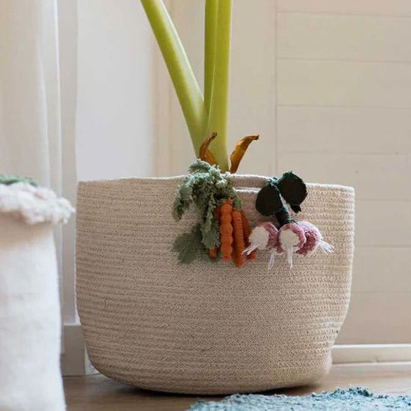 Storage Basket Veggies by Lorena Canals, showing storage basket veggies in live shot.