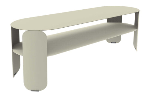 BeBop Low Console Table by Fermob - Clay Grey.