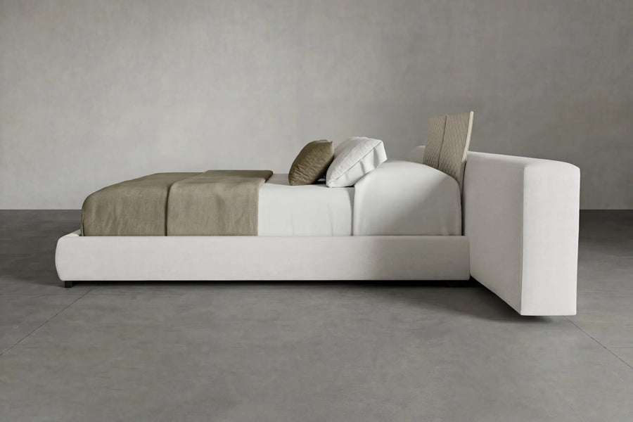 Bellar Bed by Viesso, showing bellar bed in live shot.