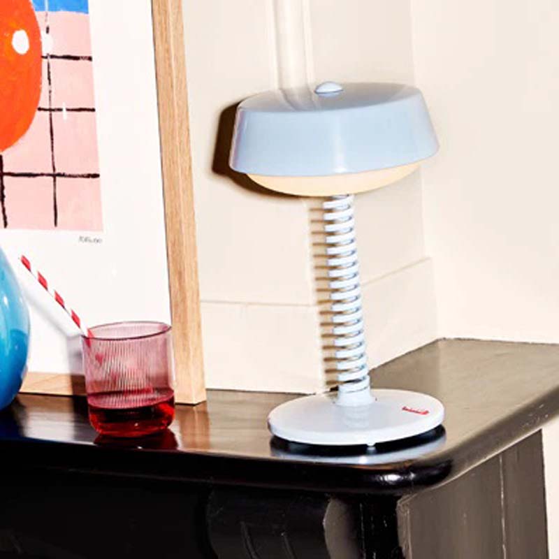 Bellboy Table Lamp by Fatboy, showing bellboy table lamp in live shot.