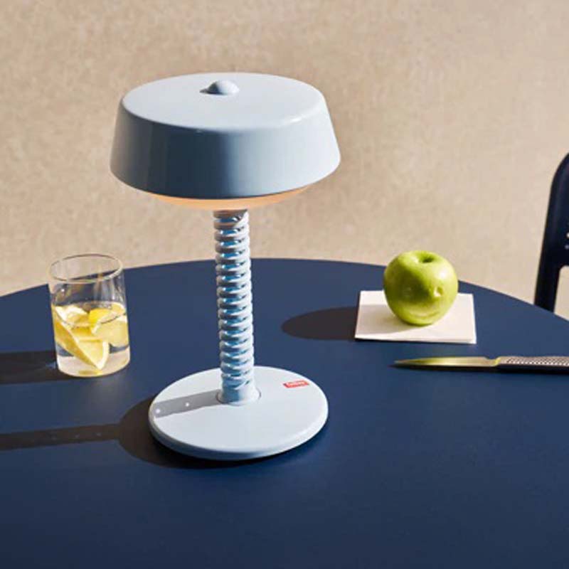 Bellboy Table Lamp by Fatboy, showing bellboy table lamp in live shot.