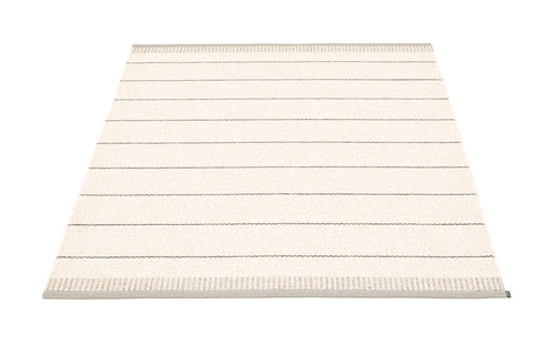 Belle Warm Grey Runner Rug by Pappelina - 4.5' x 6.5'