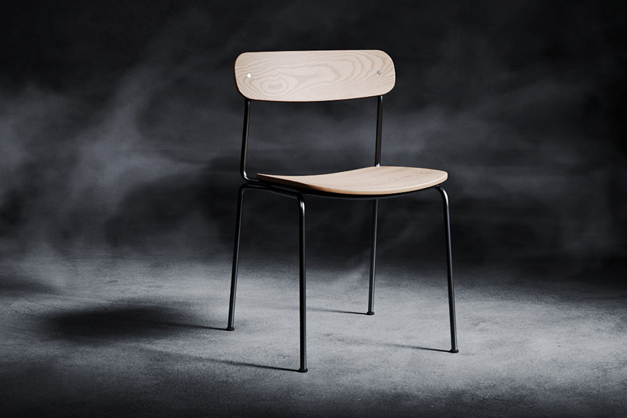 Bellevue Chair by Kollektiff, showing bellevue chair in live shot.