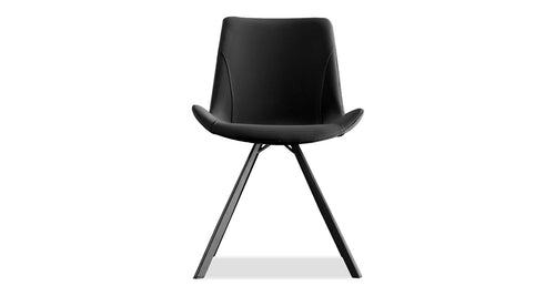 Billy Dining Chair by Mobital, showing front view of billy dining chair.