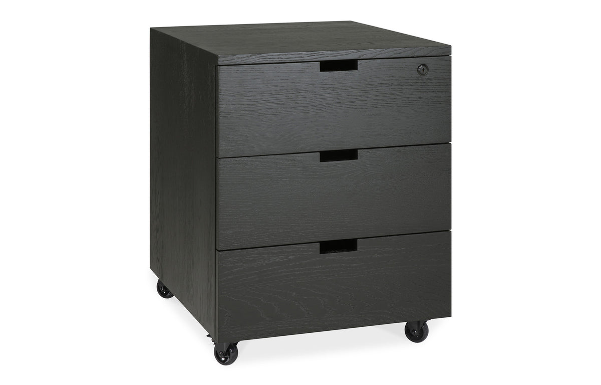 Billy Drawer Unit by Ethnicraft - 24.5" Height Oak Black.