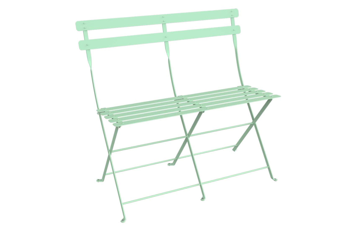 Bistro 2-Seater Bench by Fermob - Opaline Green