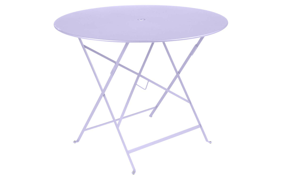 Bistro Round Folding Tables by Fermob - 38", Marshmallow.