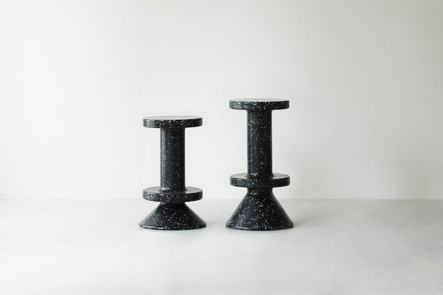 Bit Barstool by Normann Copenhagen, showing bit barstools in live shot.