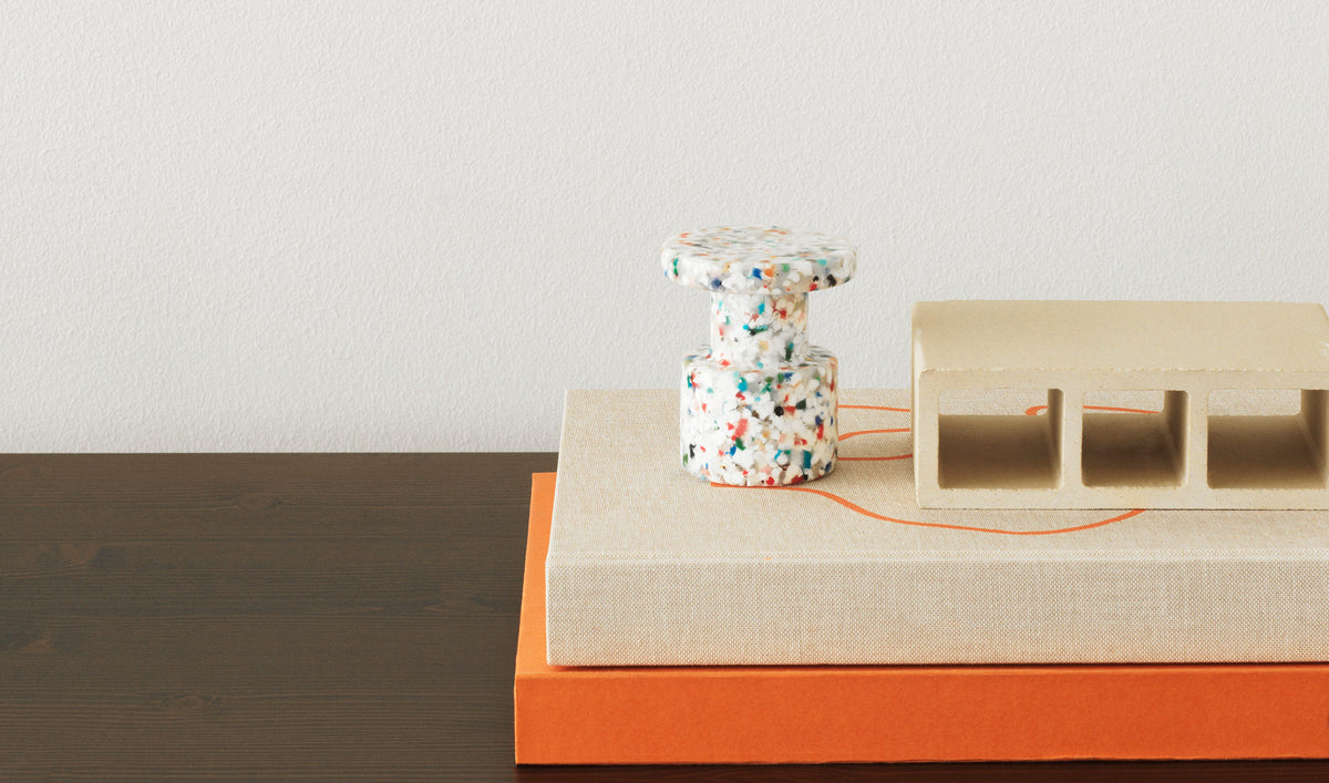 Bit Miniature Stool Object by Normann Copenhagen, showing bit miniature stool object in live shot.
