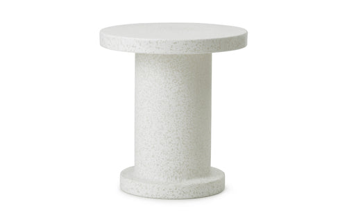 Bit Side Table by Normann Copenhagen - White/White LDPE Color.
