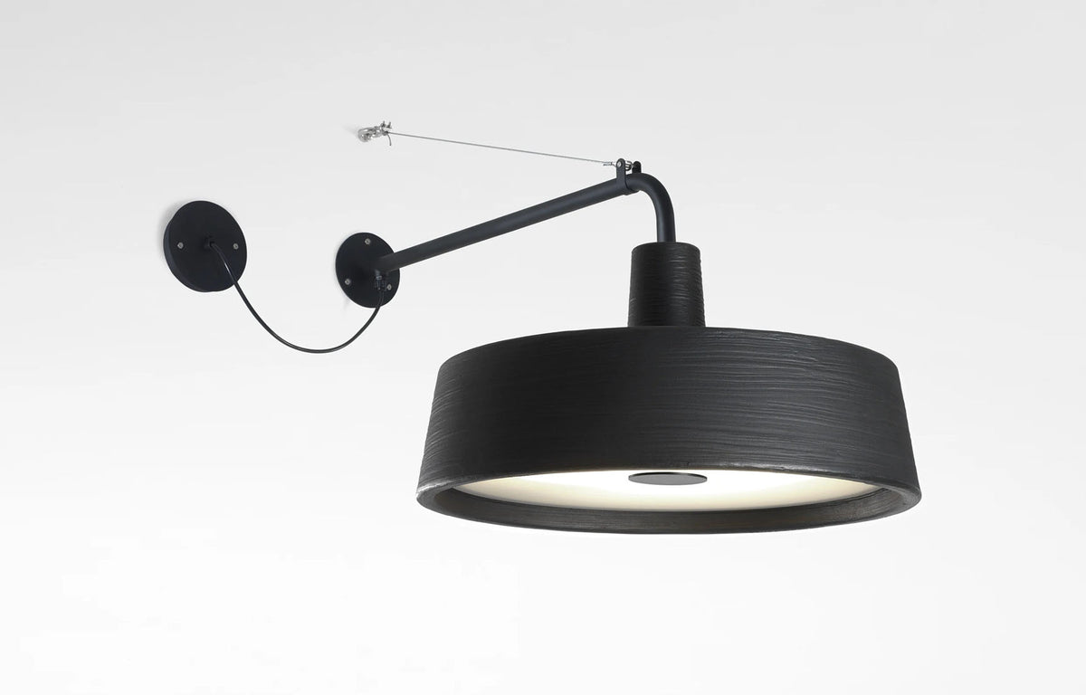 Soho Outdoor A Wall Light with LED - Black Polyethylene