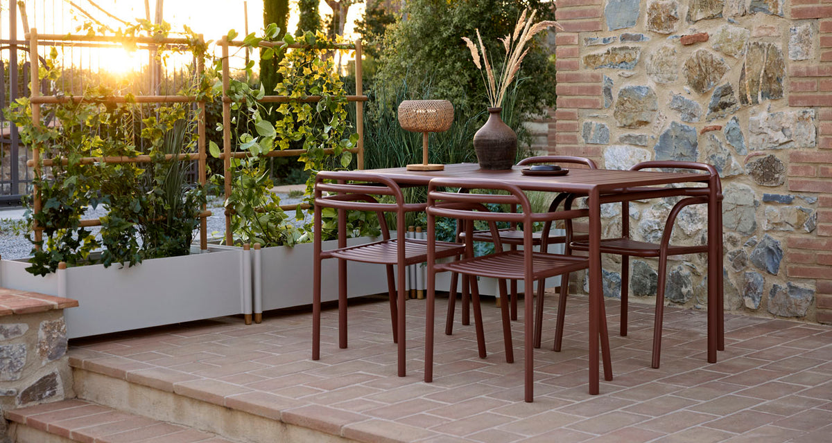 Bliss Armchair by Cane-Line, showing bliss armchair in live shot.