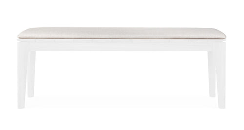 Bok Outdoor Bench (Clearance) by Ethnicraft, showing front view of bok outdoor bench (clearance).