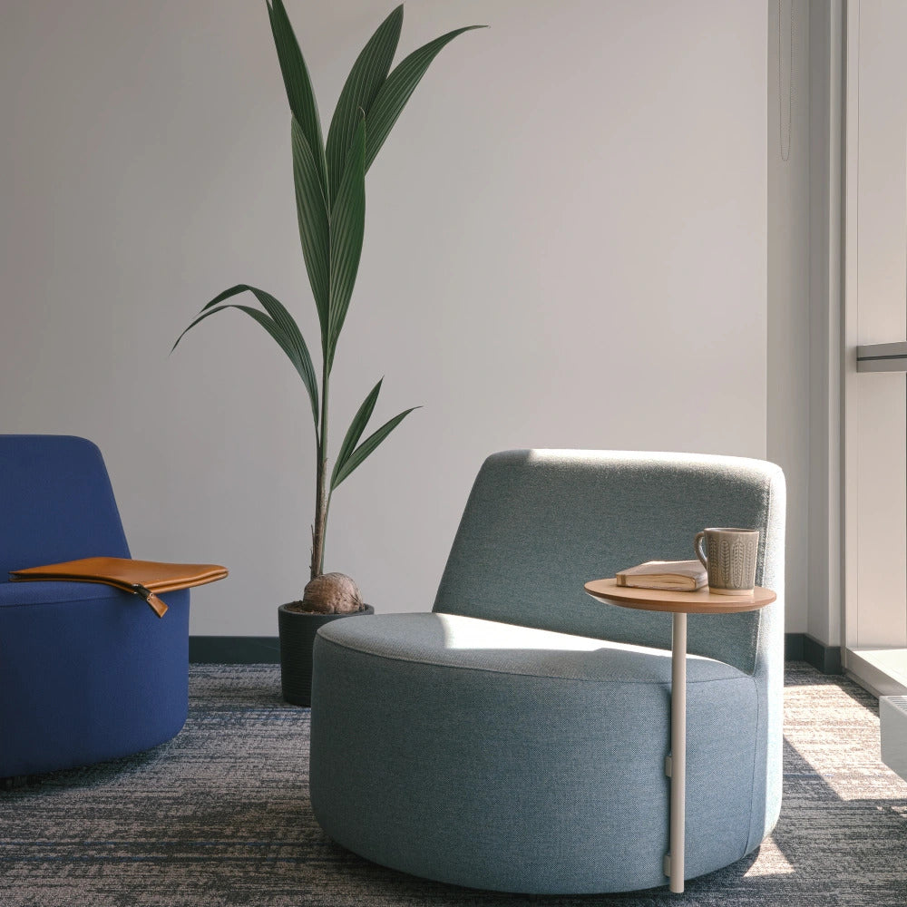 Bold Mobile Lounge Chair by B&T, showing bold mobile lounge chairs in live shot.