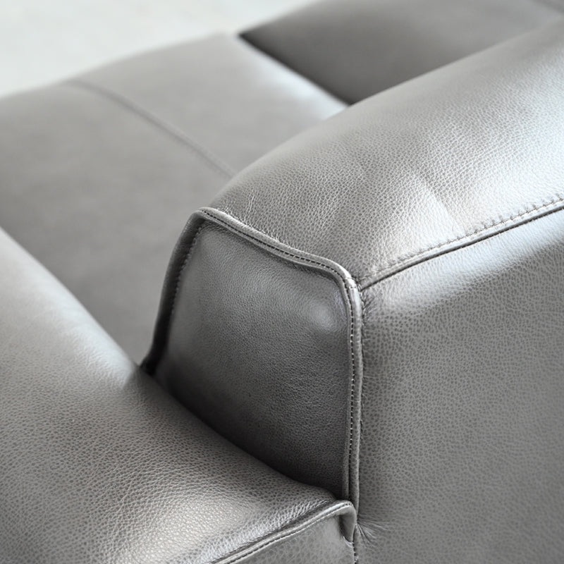 Boone Sectional Sofa by Mobital, showing closeup view of boone sectional sofa.