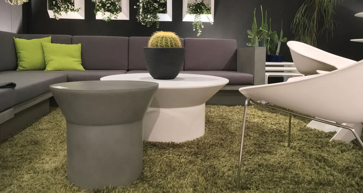 Boracay End Table by Mobital, showing boracay end table in live shot.