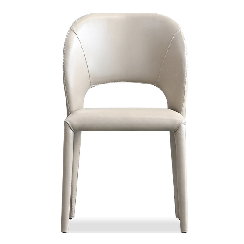 Bosco Dining Chair by Mobital, showing front view of bosco dining chair.