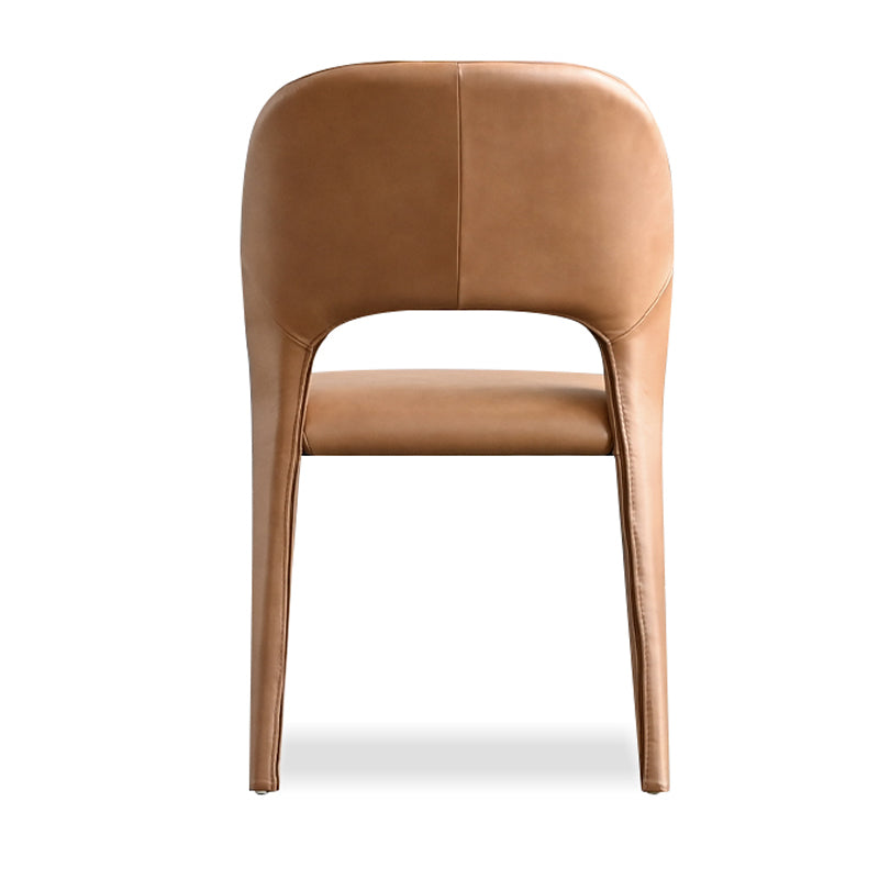Bosco Dining Chair by Mobital, showing back view of bosco dining chair.
