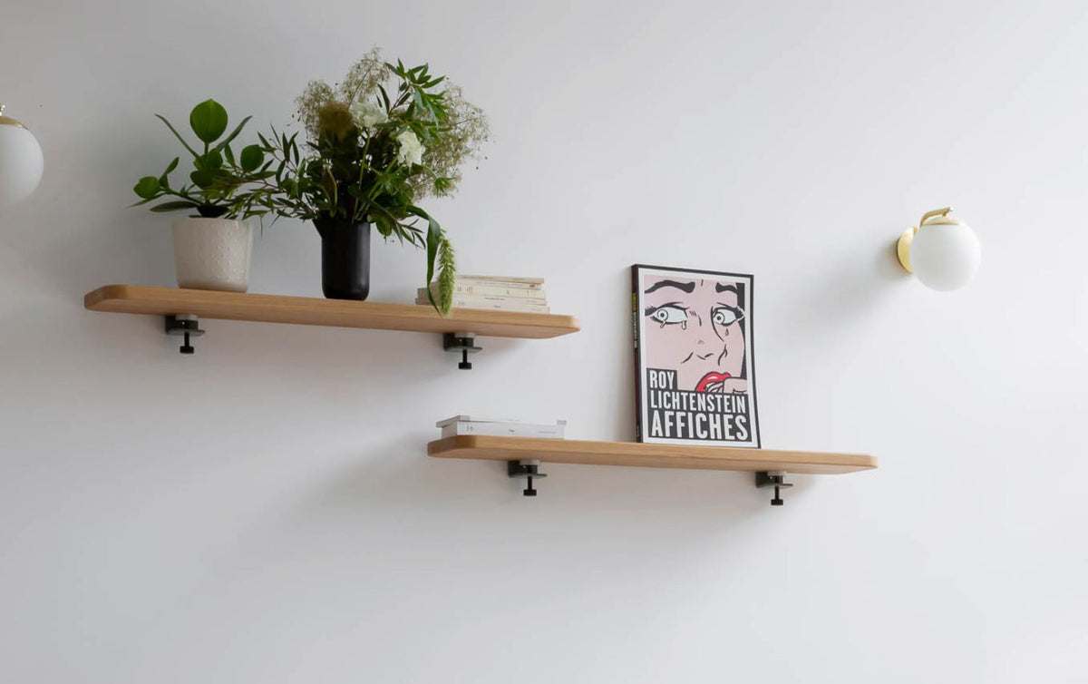 Bracket Wall Shelf by TipToe, showing bracket wall shelves in live shot.