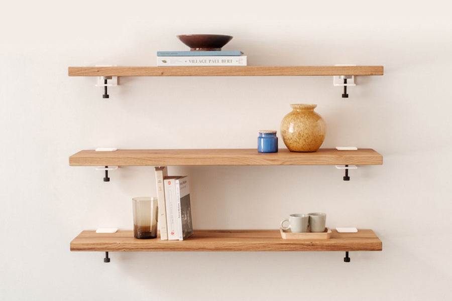 Bracket Wall Shelf by TipToe, showing bracket wall shelves in live shot.