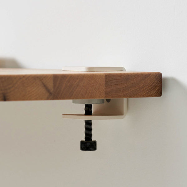 Bracket Wall Shelf by TipToe, showing closeup view of bracket wall shelf in live shot.