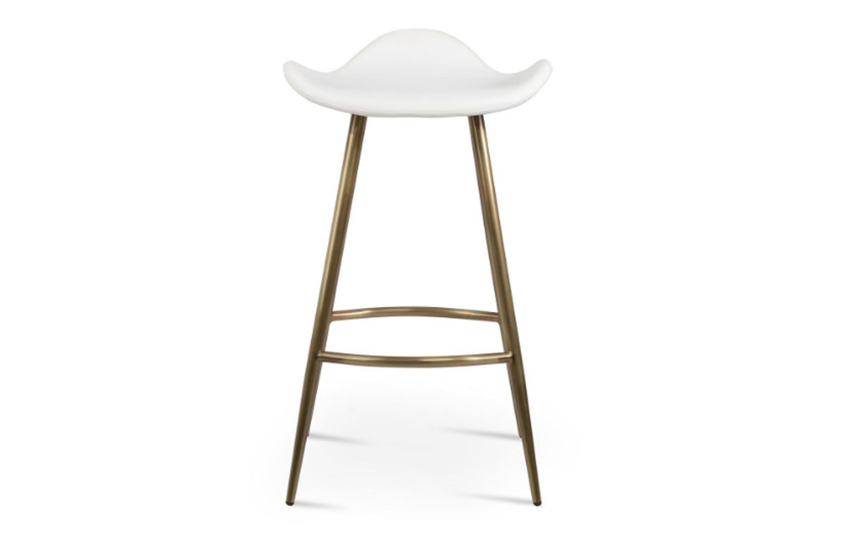 Falcon Galata Stool by SohoConcept - Brass, White PPM-S.