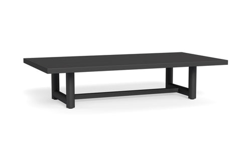 Breeze XL Coffee Table by Harbour - Asteroid Aluminum.