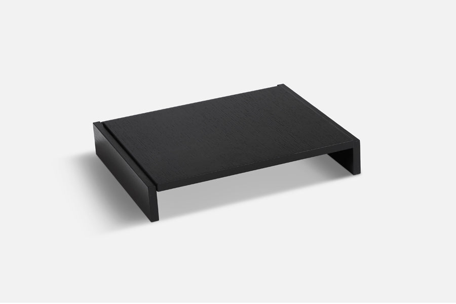 Bricks Cube by Woud, showing angle view of base for bricks cube in live shot.