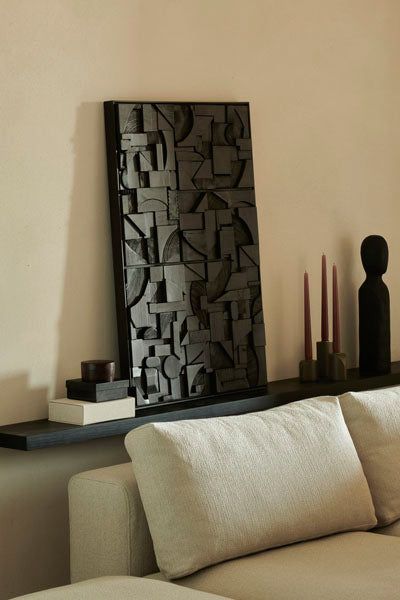 Bricks Wall Art by Ethnicraft, showing bricks wall art in live shot.