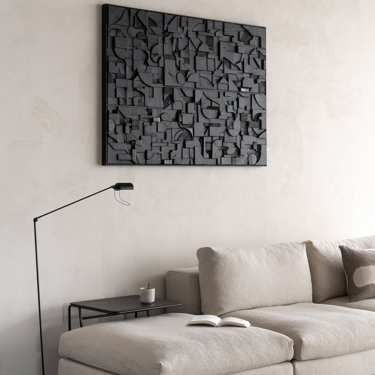 Bricks Wall Art by Ethnicraft, showing bricks wall art in live shot.