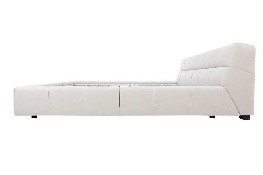 Bubble Storage Bed by Mobital, showing side view of bubble storage bed.