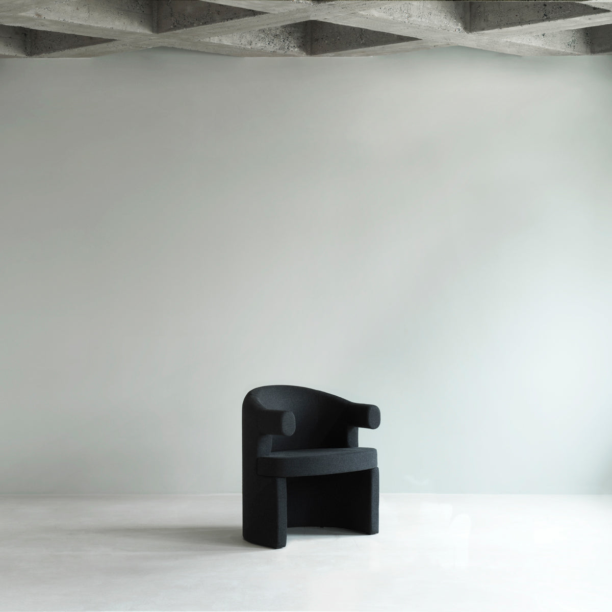 Burra Chair by Normann Copenhagen, showing burra chair in live shot.